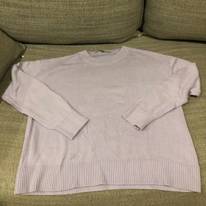 Everlane Crewneck Sweater - Lavender, Small